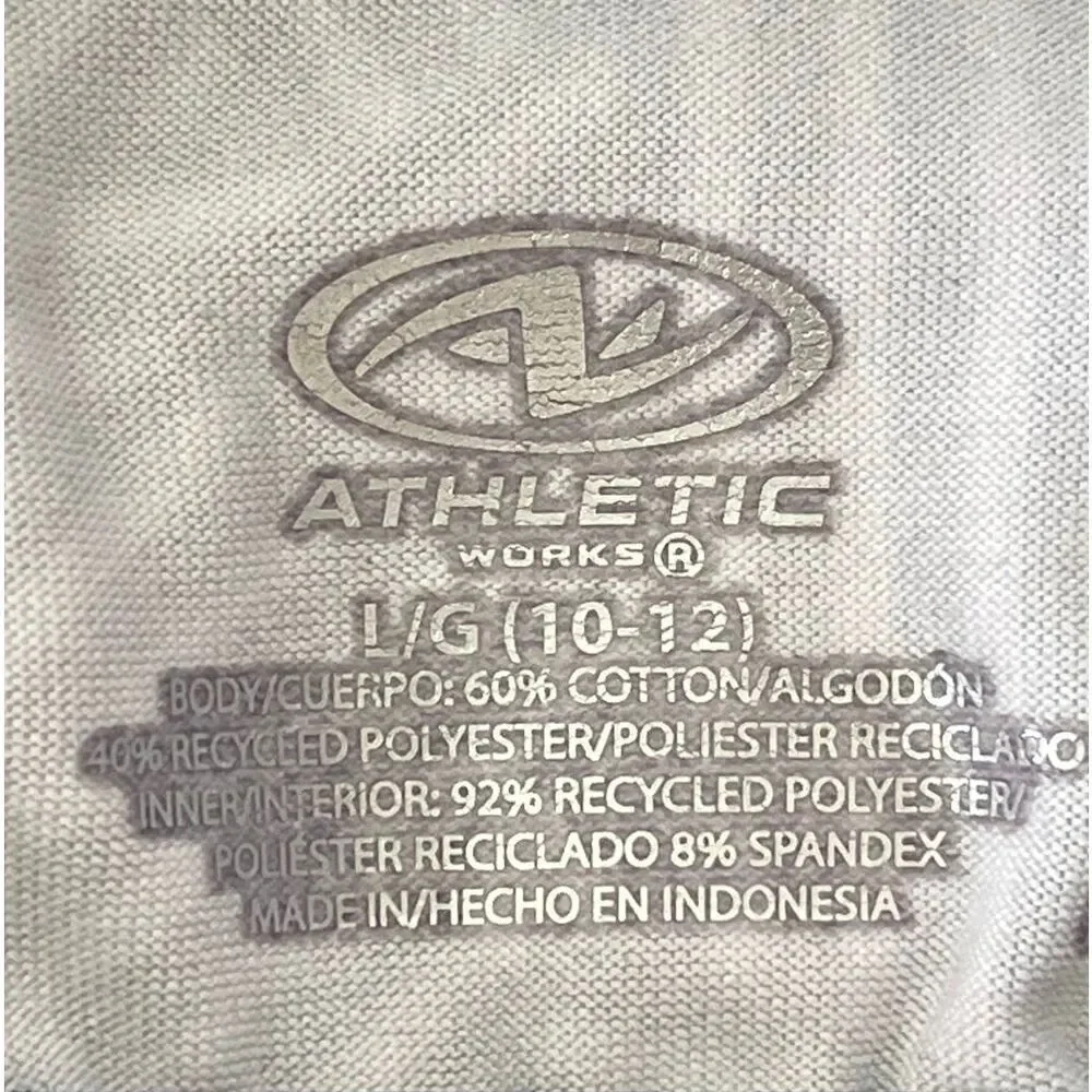 Athletic Works Black Workout Tank Top   Girls Size Lg 10-12